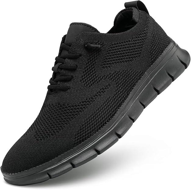 Men's Casual Dress Shoes Fashion Walking Sneakers Mesh Business Oxfords Work Lightweight Soft Sole photo